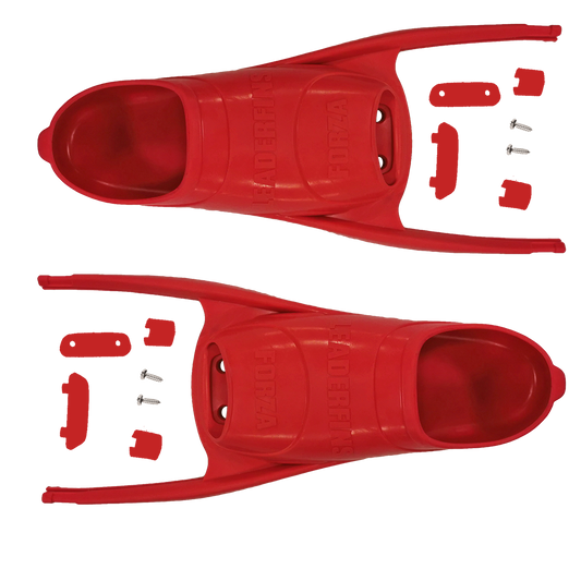 Botines para aletas LEADERFINS FORZA ROJO.